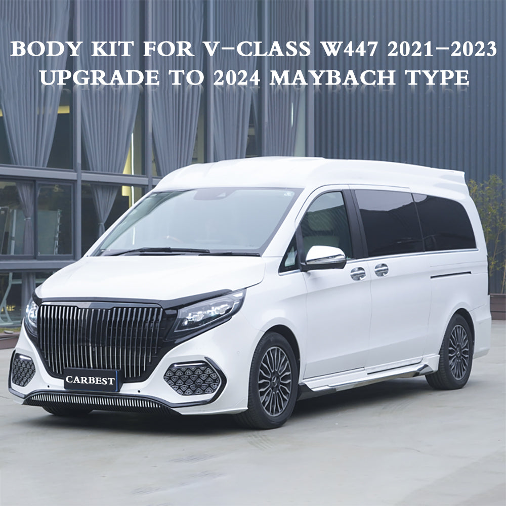 BODY KIT FOR V-CLASS W447 2021-2023 UPGRADE TO 2024 MAYBACH TYPE