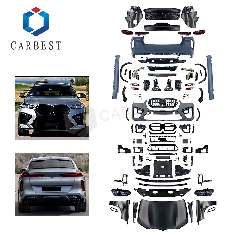 BODY KIT FOR X6 E71 2008-2014 UPGRADE TO 2024 X6M F96 LCI