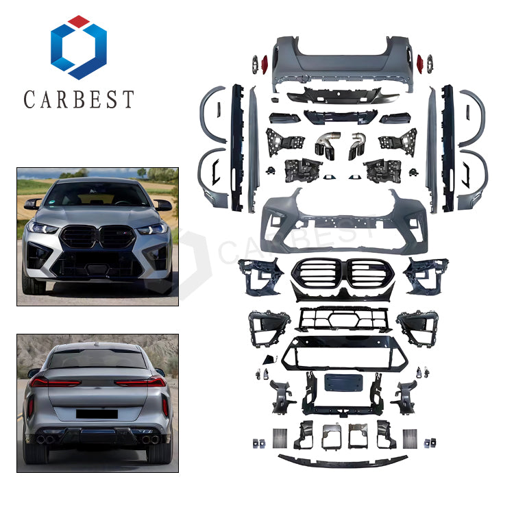 BODY KIT FOR X6 G06 2019-2021 UPGRADE TO 2024 X6M F96 LCI