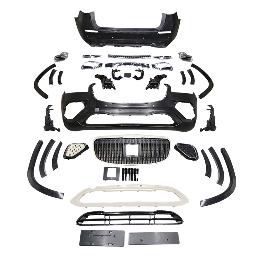 BODY KIT FOR GLS X167 2020-2023 UPGRADE TO 2024 MAYBACH TYPE