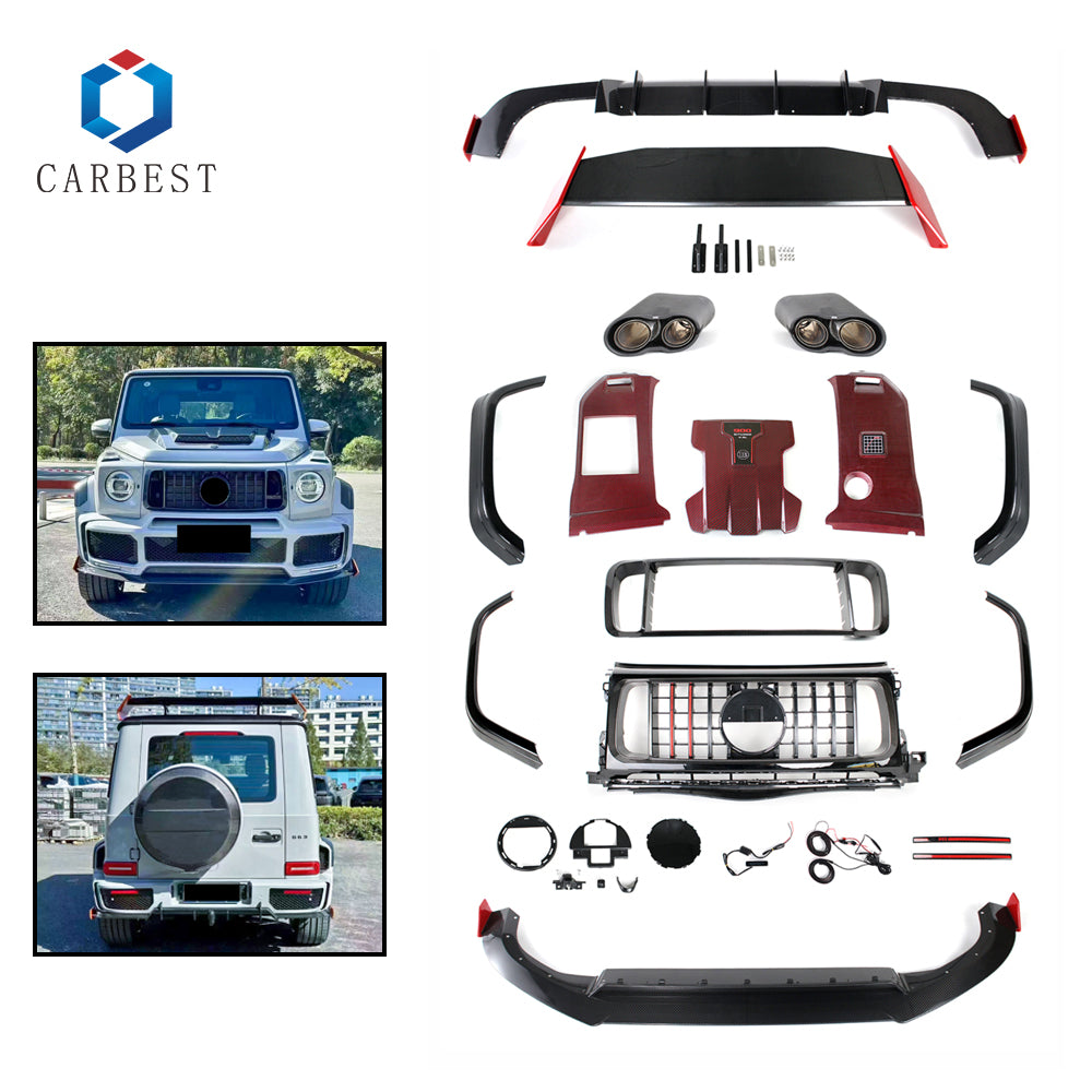 BODY KIT FOR G-CLASS W464 2019 UPGRADE TO BRABUS ROCKET TYPE