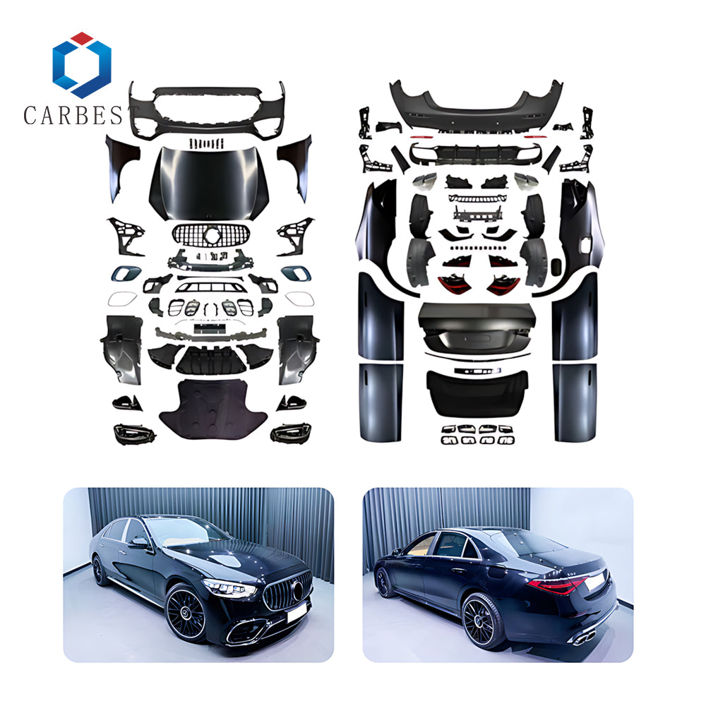 BODY KIT FOR BENZ S-CLASS W222 2014-2021 UPGRADE TO W223 2024 S63 AMG TYPE