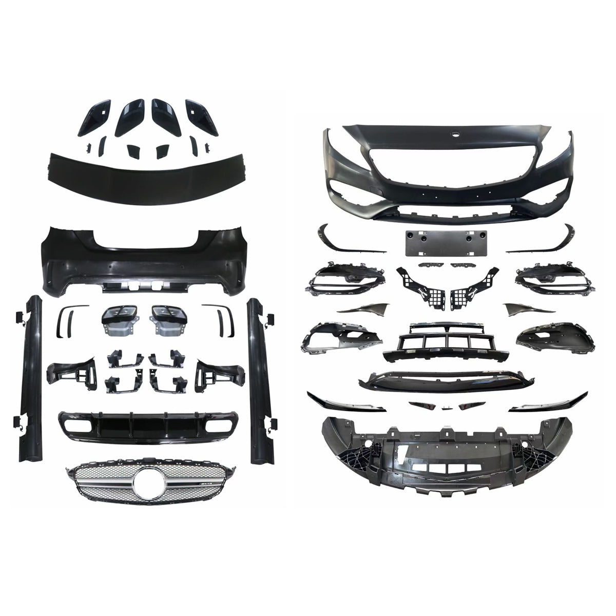 BODY KIT FOR A-CLASS W176 2013-2018 UPGRADE TO A45 AMG
