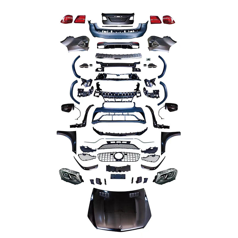 BODY KIT FOR GL-CLASS X164 2006-2012 UPGRADE TO X166 GLS63 AMG 2015-2020