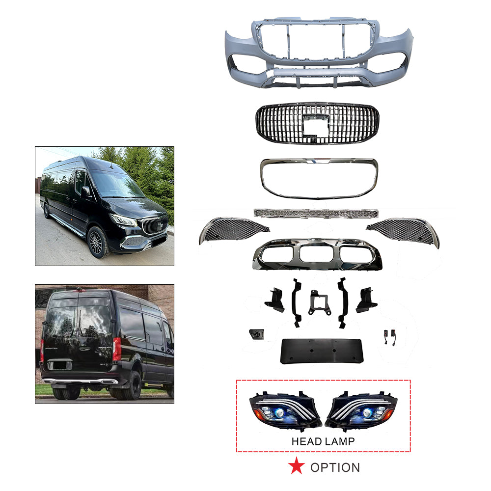 BODY KIT FOR SPRINTER W907 2018-2023 UPGRADE TO MAYBACH TYPE