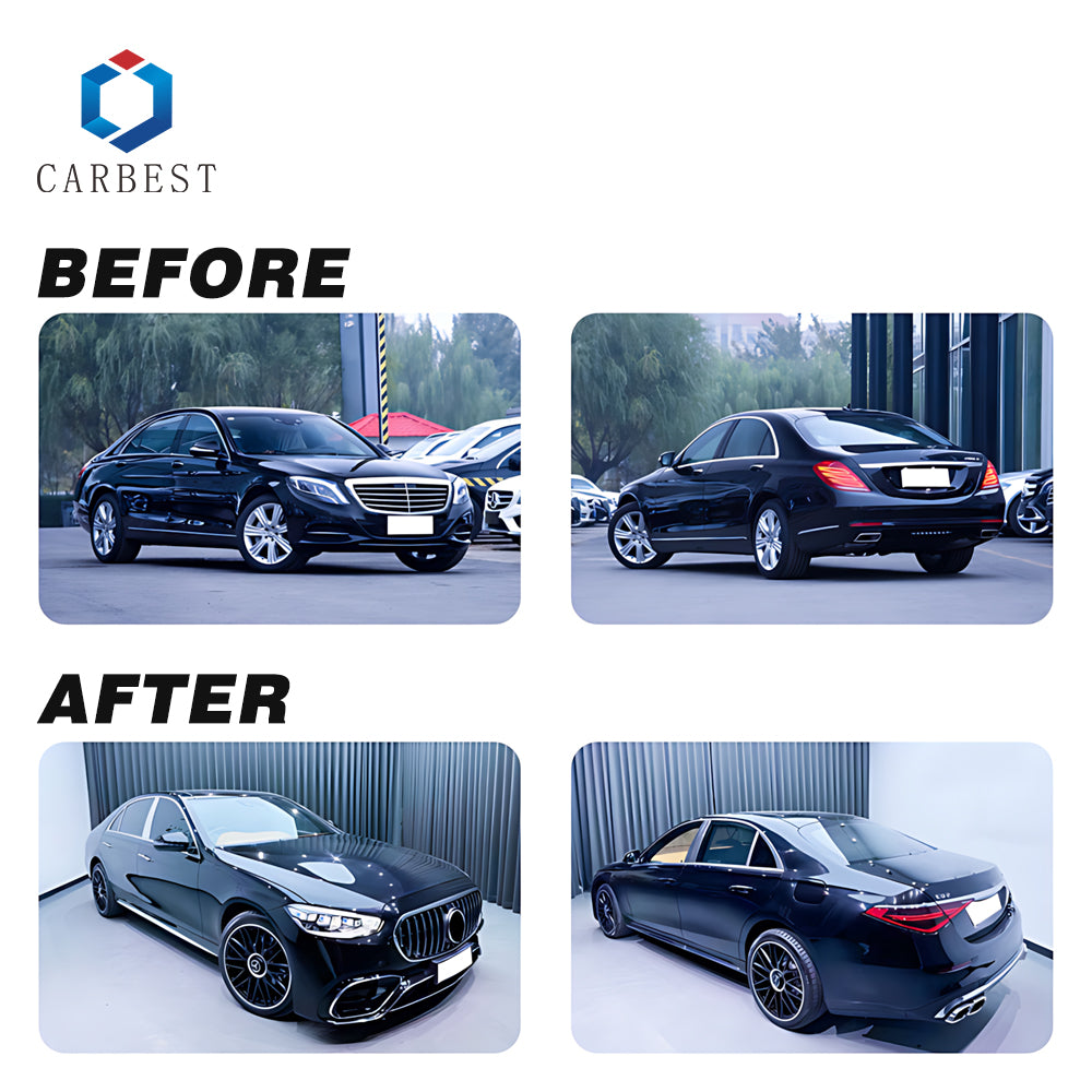 BODY KIT FOR BENZ S-CLASS W222 2014-2021 UPGRADE TO W223 2024 S63 AMG TYPE