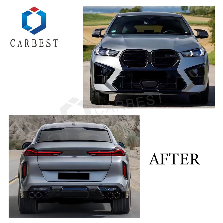 BODY KIT FOR X6 G06 2019-2021 UPGRADE TO 2024 X6M F96 LCI