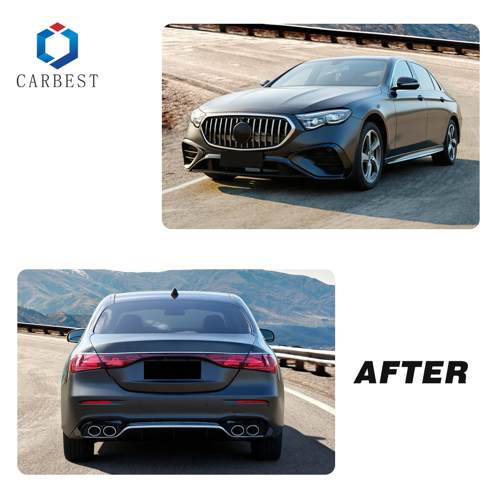 BODY KIT FOR BENZ E-CLASS W213 2017-2021 UPGRADE TO W214 2024 E53 AMG TYPE