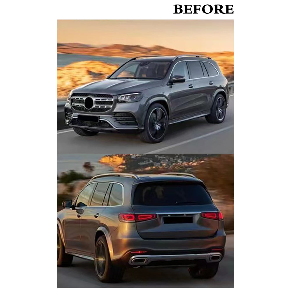 BODY KIT FOR GLS X167 2020-2023 UPGRADE TO 2024 MAYBACH TYPE