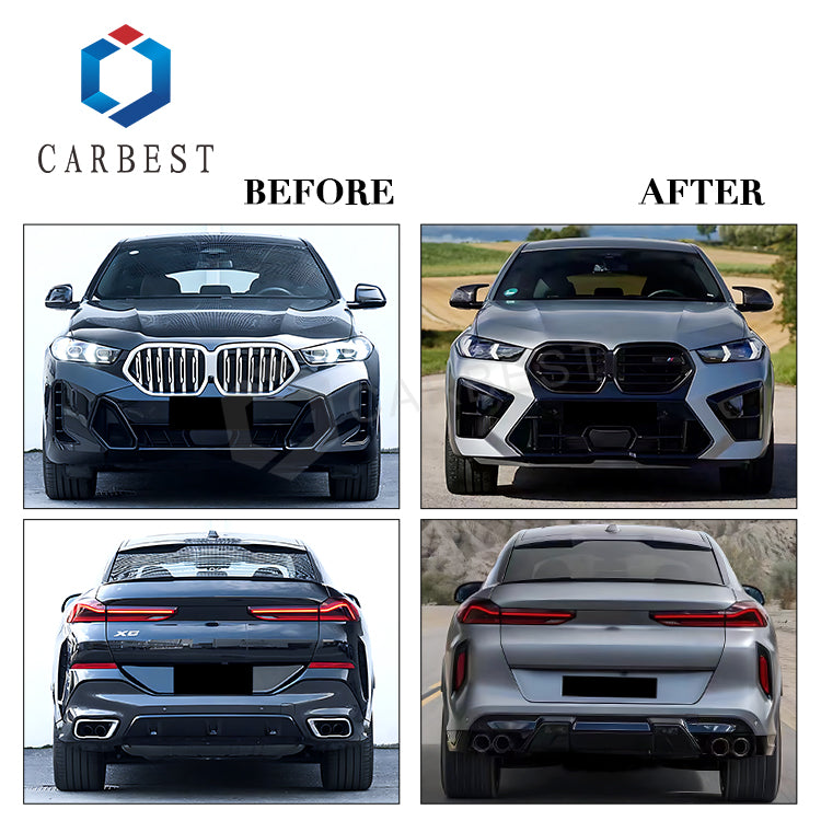 BODY KIT FOR X6 G06 2019-2021 UPGRADE TO 2024 X6M F96 LCI