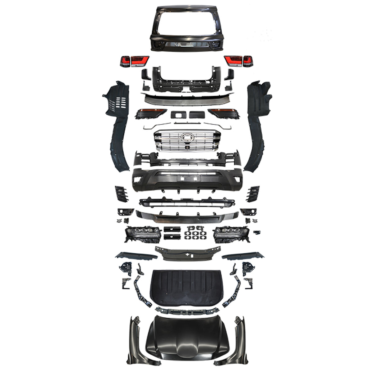 1:1 BODY KIT FOR LAND CRUISER LC200 2008-2015 UPGRADE TO LC300 2022