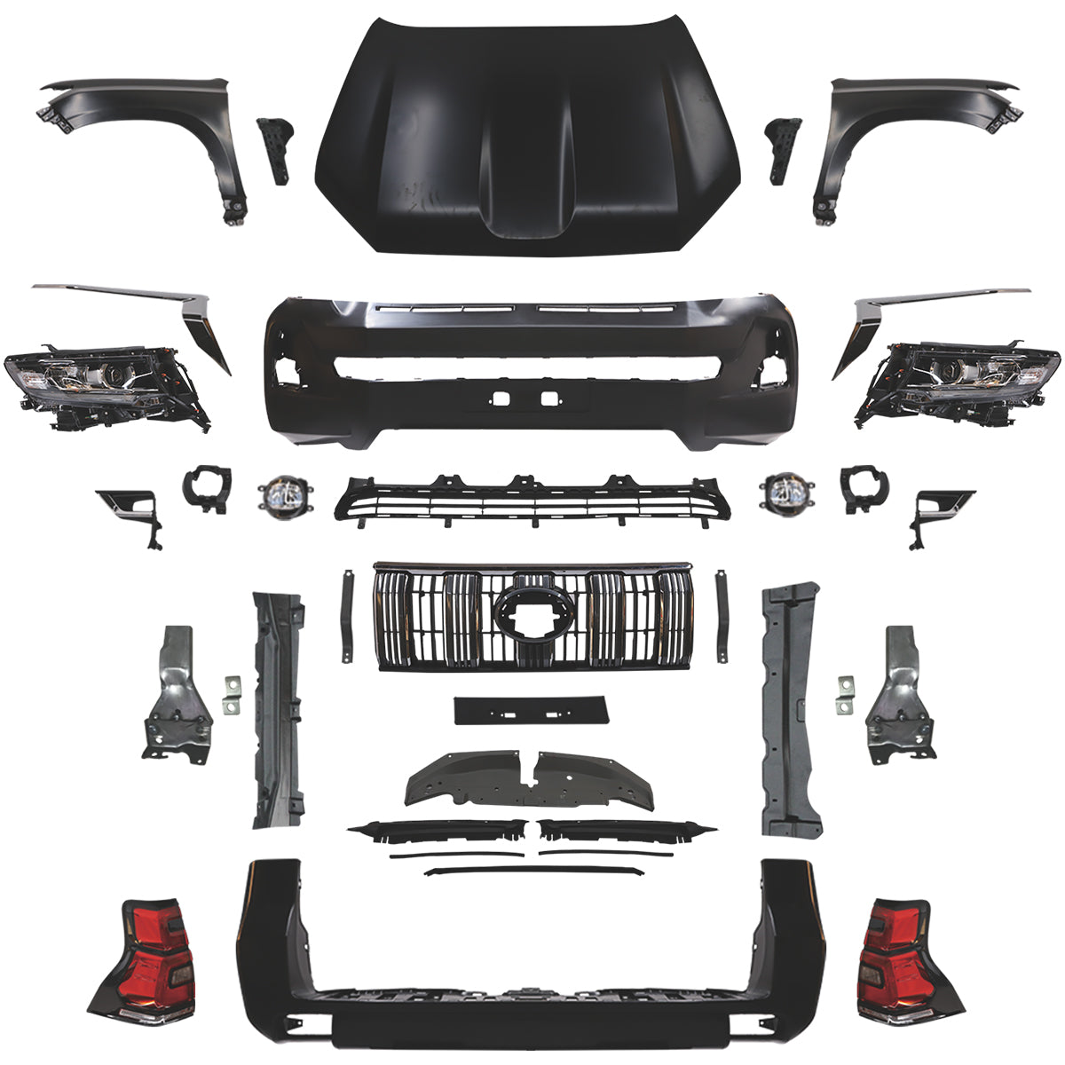 BODY KIT FOR PRADO 2010-2017 UPGRADE TO 2018