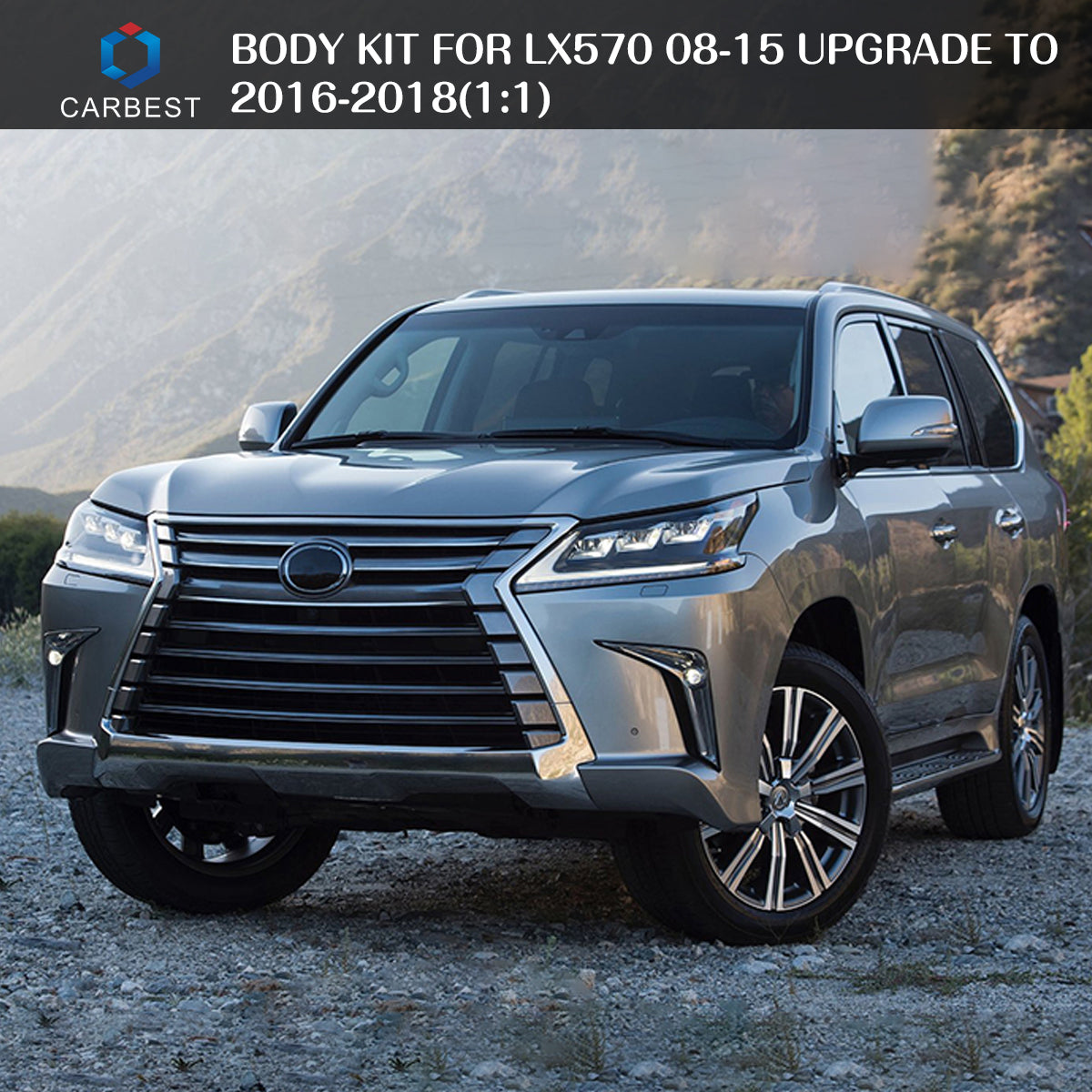 THE BODY KIT FOR LX570 08-15 UPGRADE TO 2016-2018(1:1)