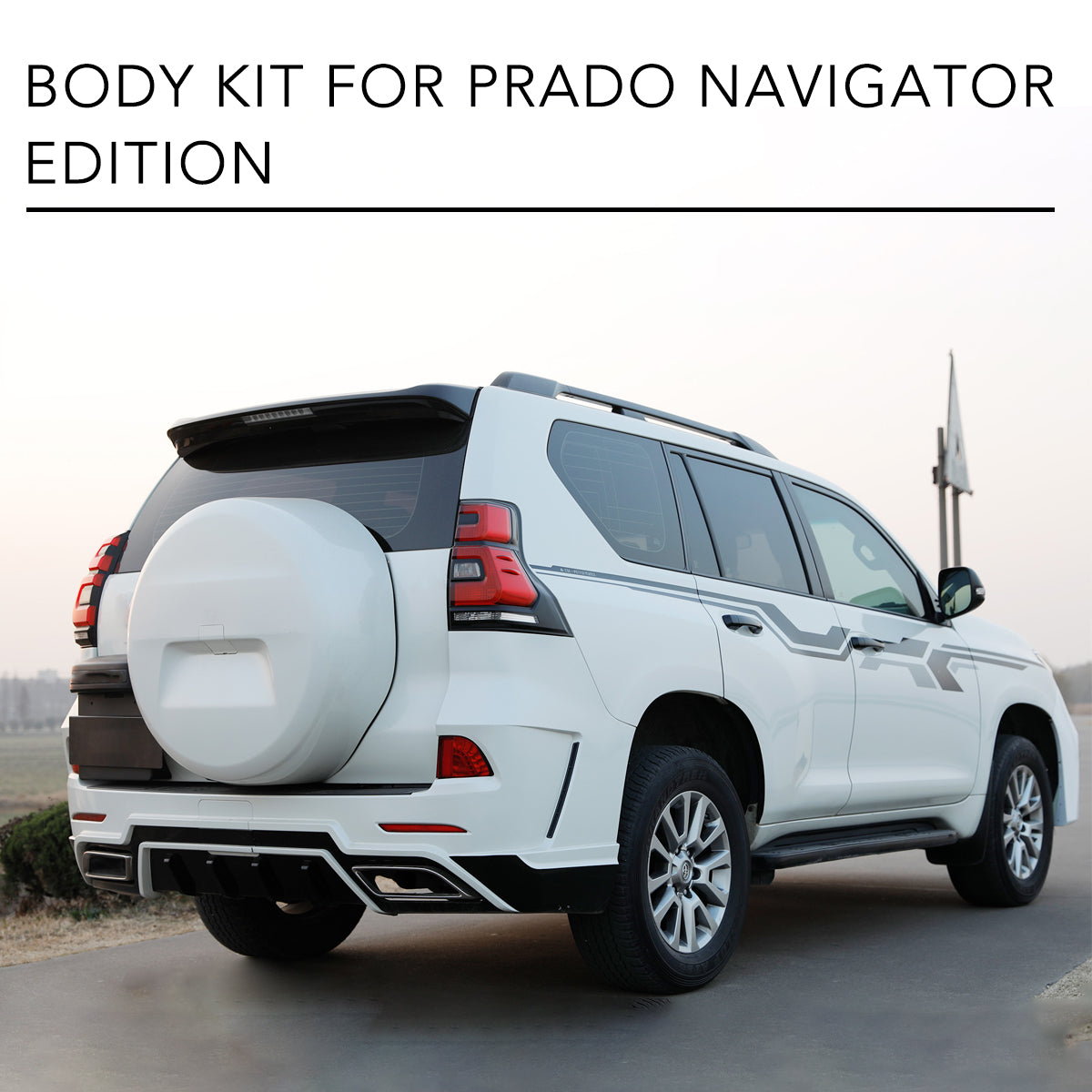 THE BODY KIT FOR PRADO 2010-2017 UPGRADE TO NAVIGATOR STYLE