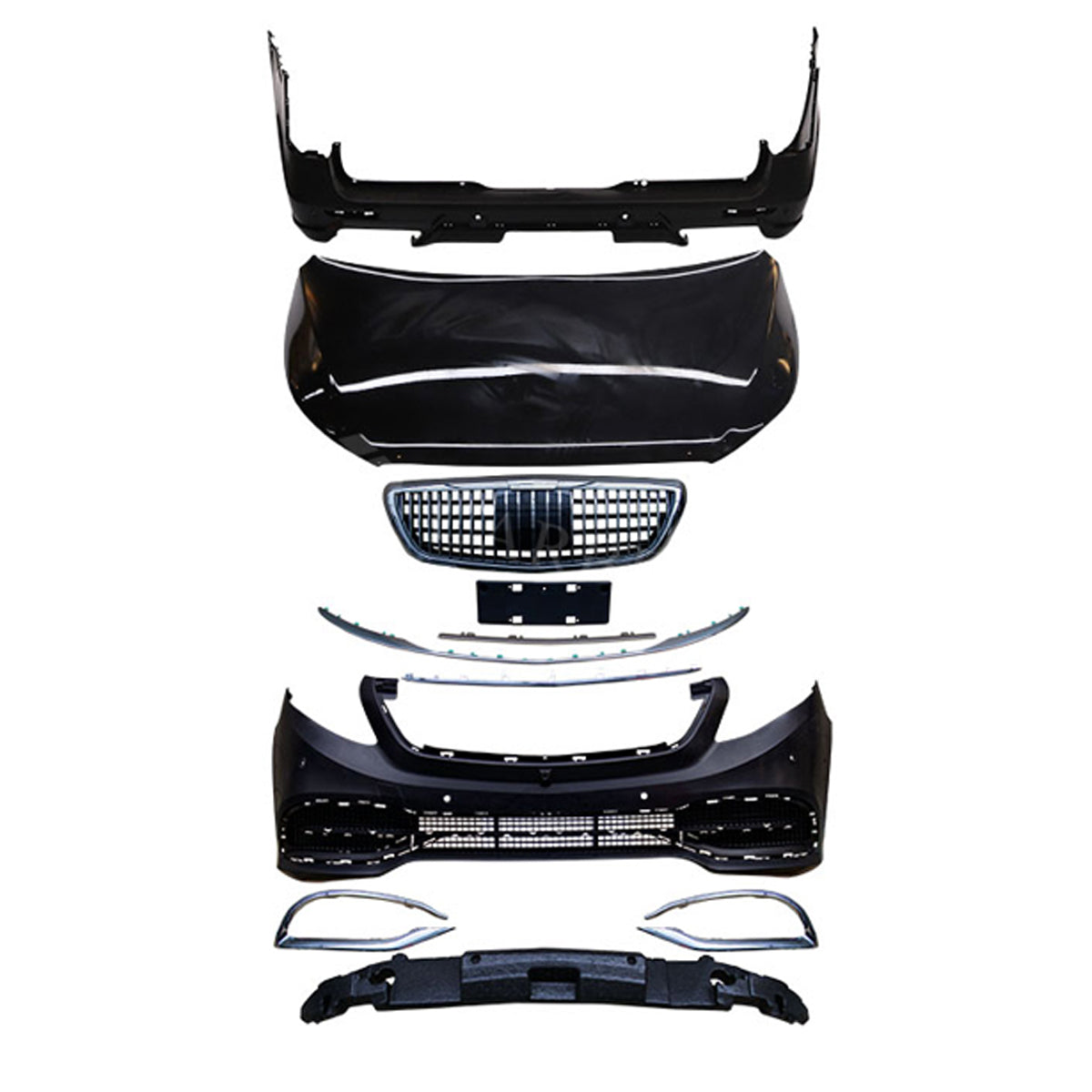 BODY KIT FOR V-CLASS W447 2016-2020 UPGRADE TO W222 MAYBACH TYPE(A TYPE)