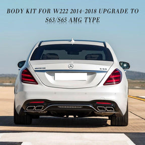BODY KIT FOR W222 2014-2018 UPGRADE TO S63/S65 AMG TYPE