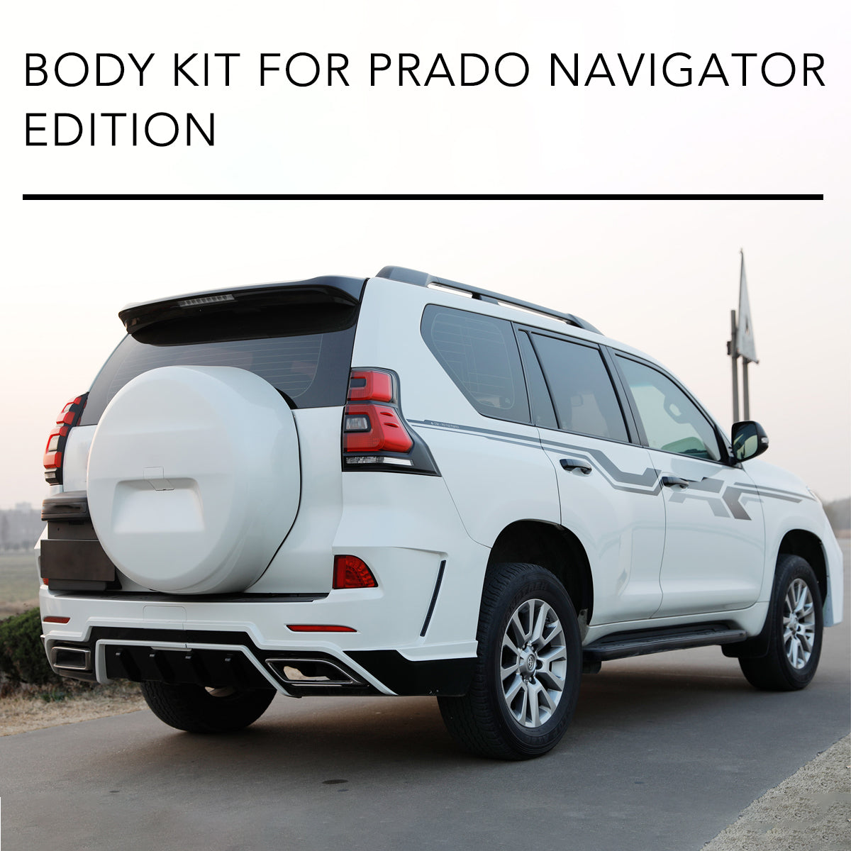 THE BODY KIT FOR PRADO 2018-2021 UPGRADE TO NAVIGATOR STYLE