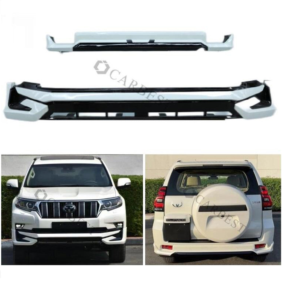 2023 New Design Bumper Lip For Prado 2018
