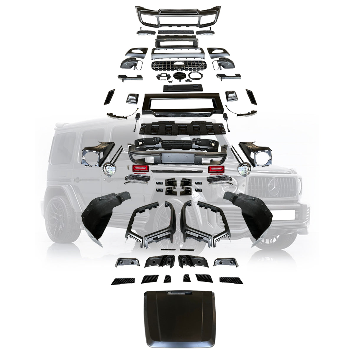 THE BODY KIT FOR W463 2002-2018 UPGRADE TO W464 BRABUS 2019