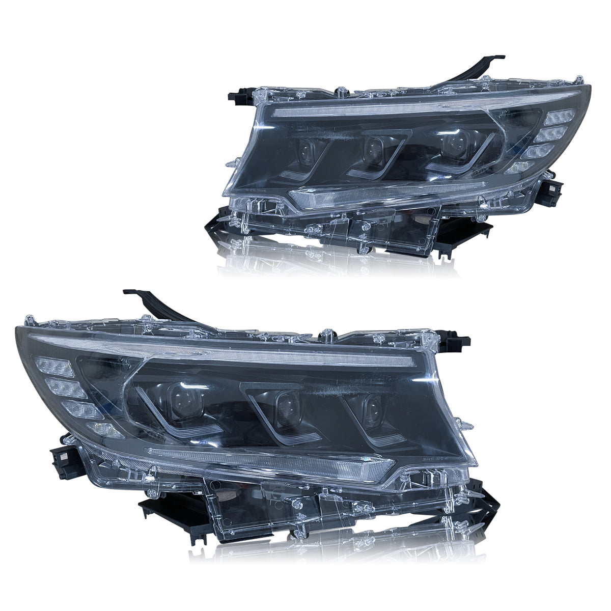 The 3eyes headlight for prado 2018