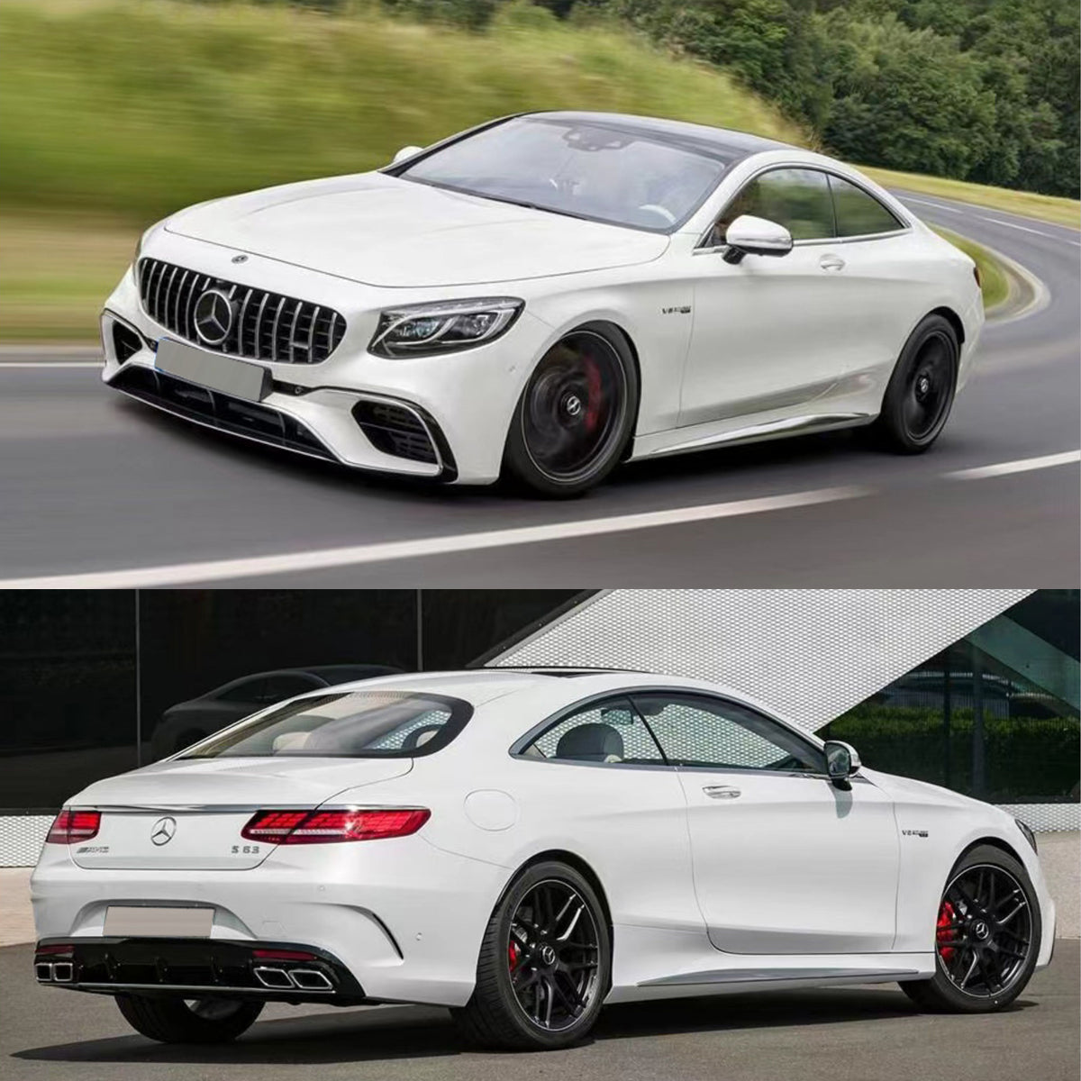 S63 AMG coupe body kit for Benz C217 S-coupe 15-19