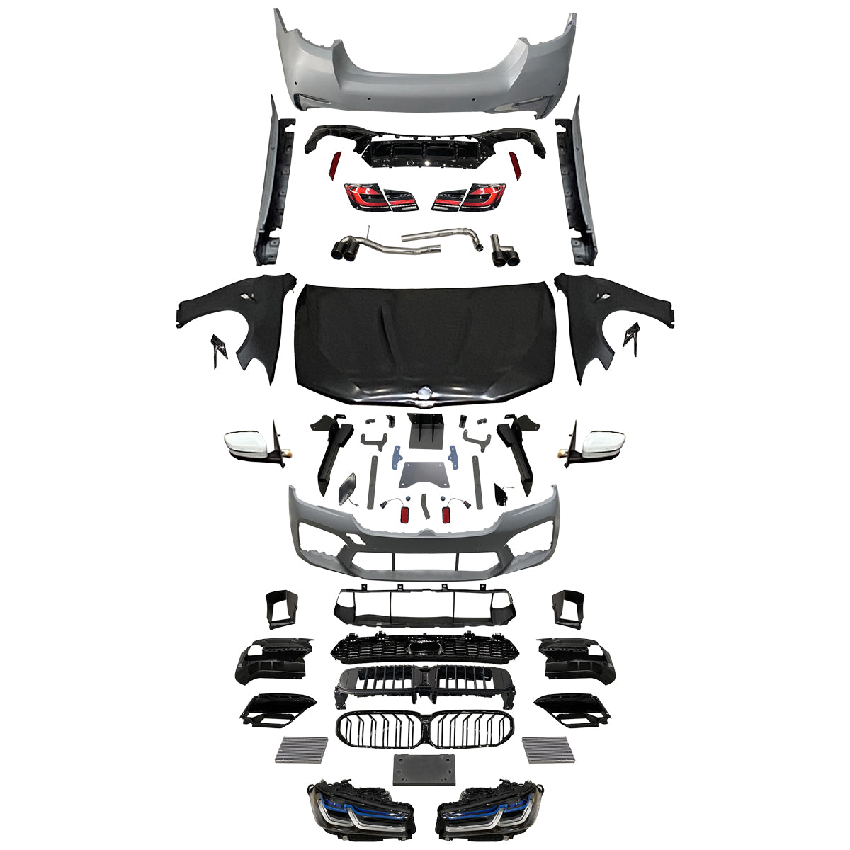 The body kit for BMW F10 2016-2019 upgrade to G30 2022 LCI