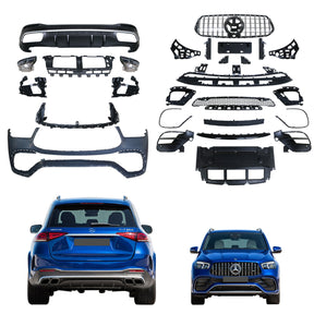 BODY KIT FOR GLE-CLASS W166 2015-2019 UPGRADE TO GLE63 AMG