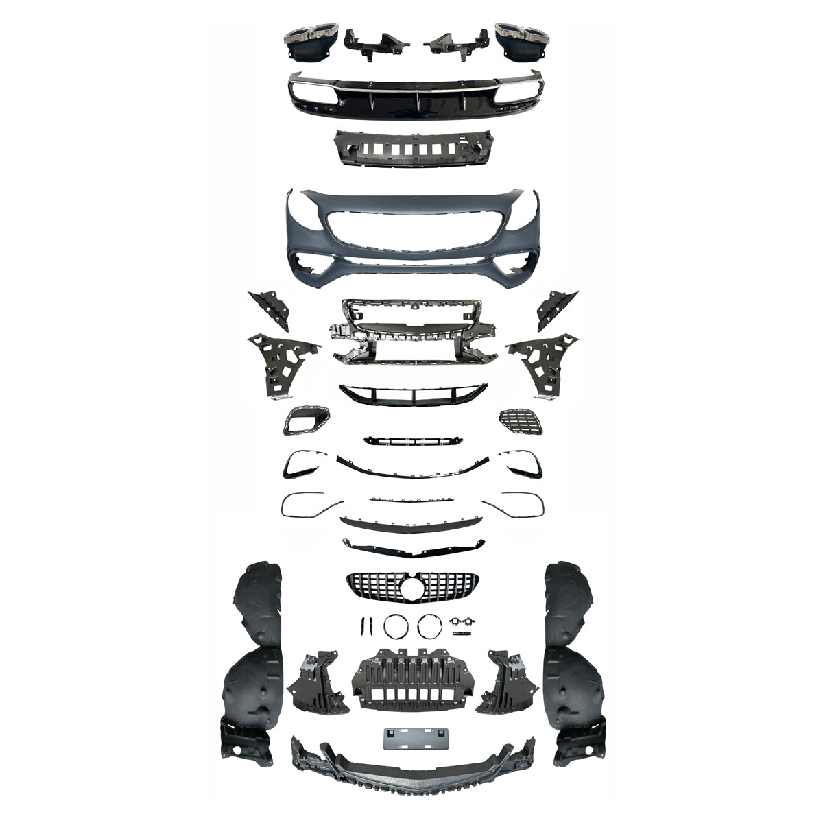 S63 AMG coupe body kit for Benz C217 S-coupe 15-19