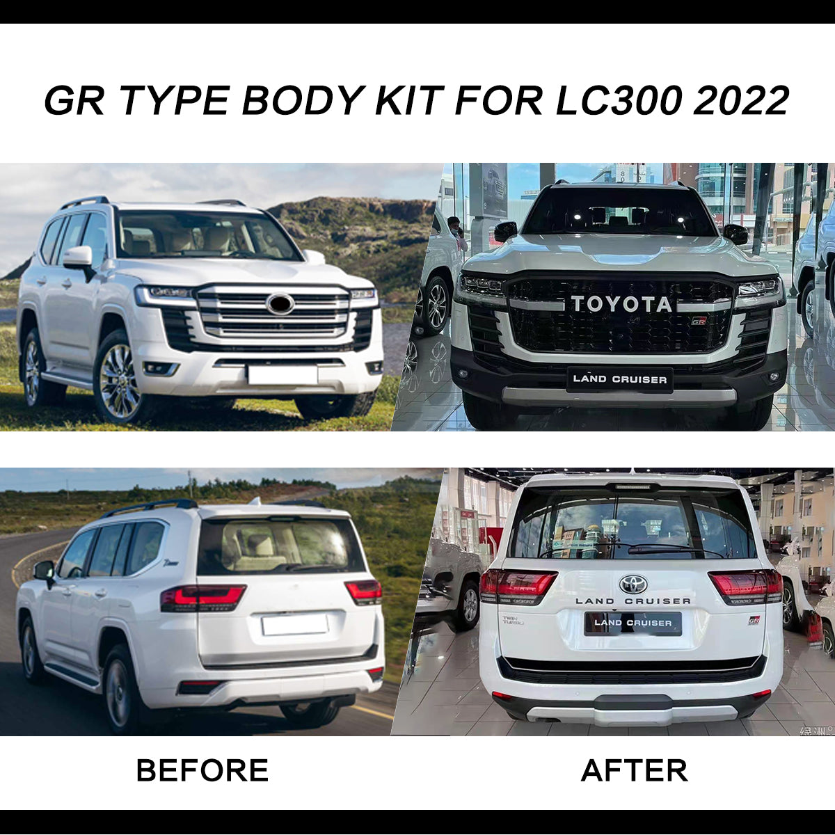 GR TYPE BODY KIT FOR LC300 2023