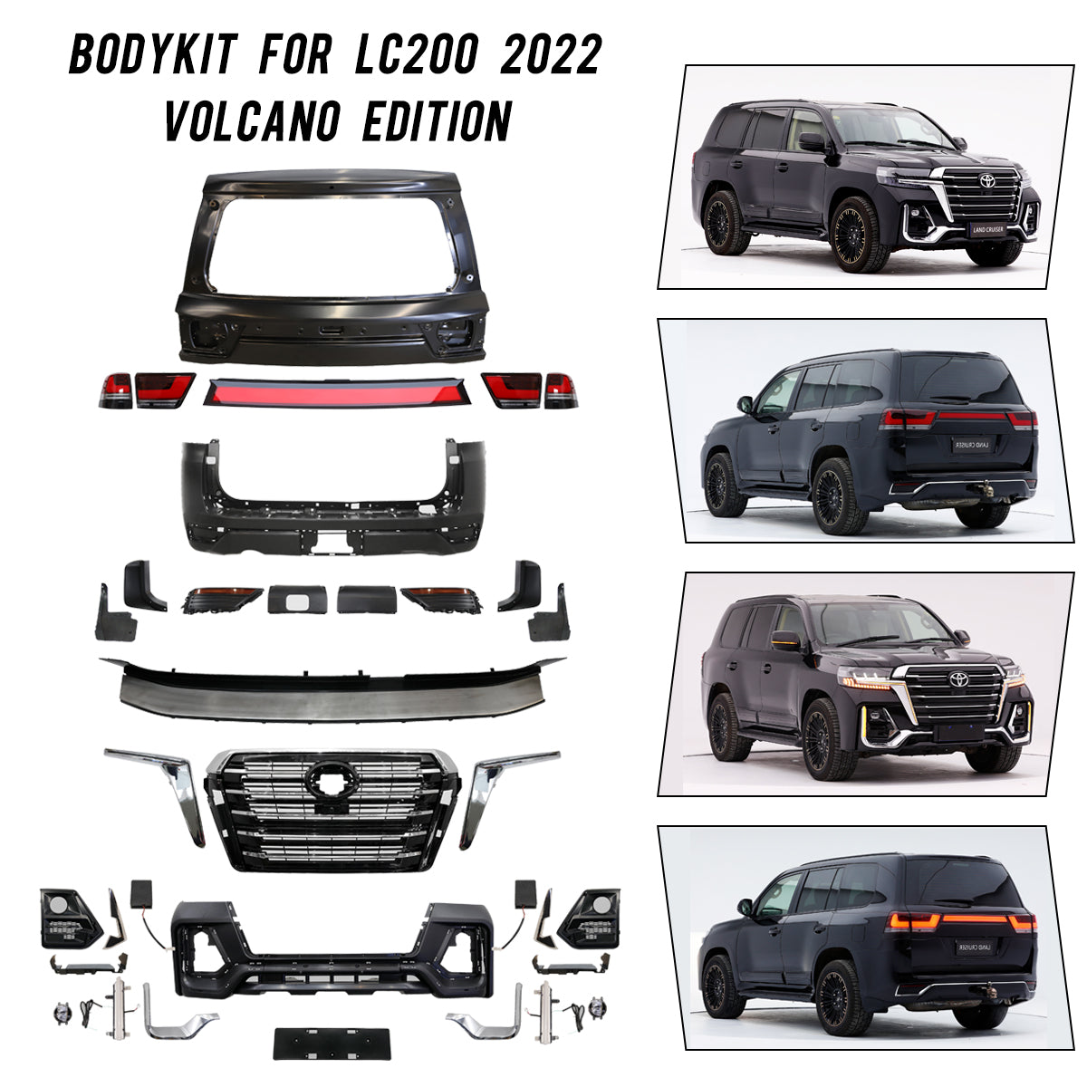 VOLCANO EDITION BODY KIT FOR FJ200 2008-2021