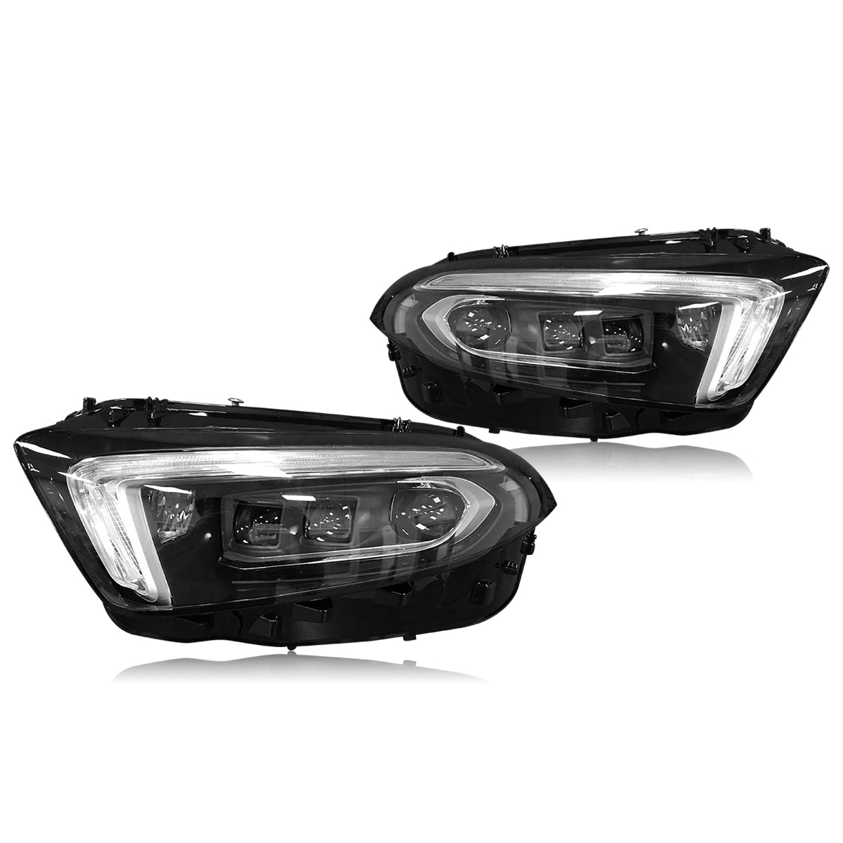 The headlight for W177 A-class 2019 low-profile upgrade to high-profile
