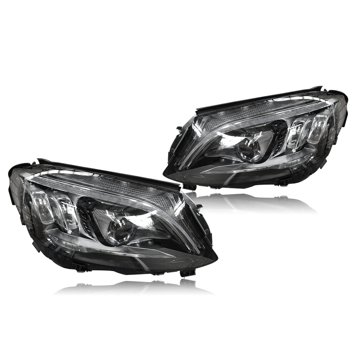 The headlight for W205 2015-2018 upgrade to 2019