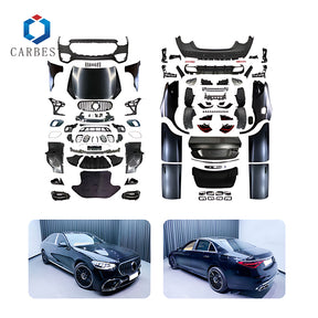 BODY KIT FOR BENZ S-CLASS W222 2014-2021 UPGRADE TO W223 2024 S63 AMG TYPE