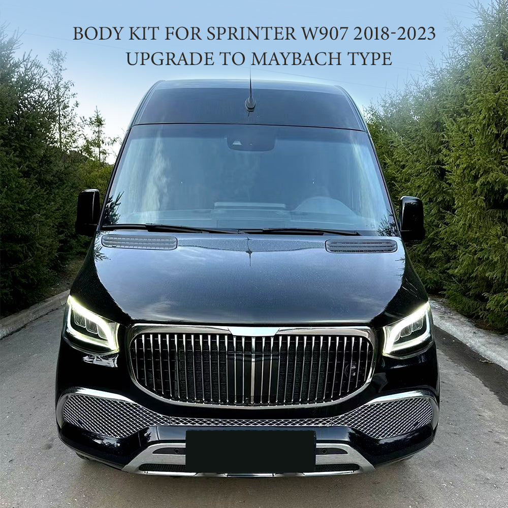 BODY KIT FOR SPRINTER W907 2018-2023 UPGRADE TO MAYBACH TYPE