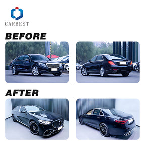 BODY KIT FOR BENZ S-CLASS W222 2014-2021 UPGRADE TO W223 2024 S63 AMG TYPE