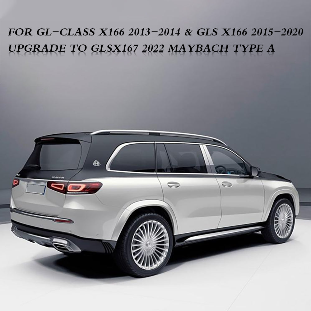 BODY KIT FOR GL-CLASS X166 2013-2014&GLS X166 2015-2020 UPGRADE TO GLSX167 2022 MAYBACH TYPE A