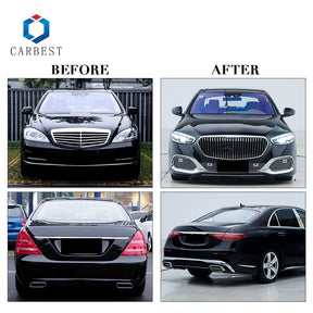 BODY KIT FOR S-CLASS W221 2006-2013 UPGRADE TO W223 2021 MAYBACH 1:1 NEW TYPE