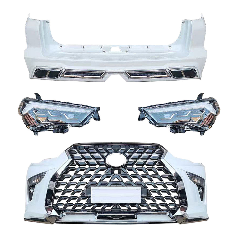 BODY KIT FOR TOYOTA 4RUNNER UPGRADE TO LEXUS FACELIFT